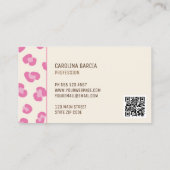 サンキューピンク割引カード 名刺 (裏面)