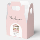 サンキューピンク農家マーケットベビーシャワー フェイバーボックス (オープン)