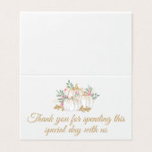 サンキューピンク金ゴールドカボチャ感謝祭結婚の (外部フラット)