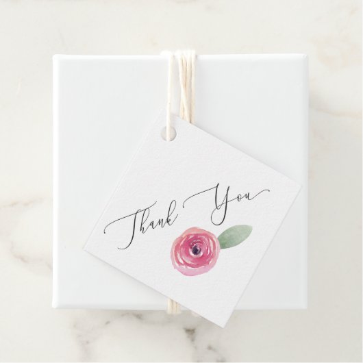 サンキューピンク ウェディング フェイバータグ (インサイチュ)
