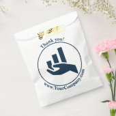 サンキューファイナンシャルプランナーホワイトブルーフェイバーバッグ フェイバーバッグ (封をした状態)