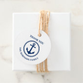 サンキューファミリーネーム航海のシーいかりネイビー フェイバータグ (インサイチュ)