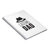 サンキューファーザーザグルーミングパパブライダルパーティ ノートブック (右側)