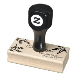 サンキューファーンス ボタニカル パーソナライズ ラバースタンプ