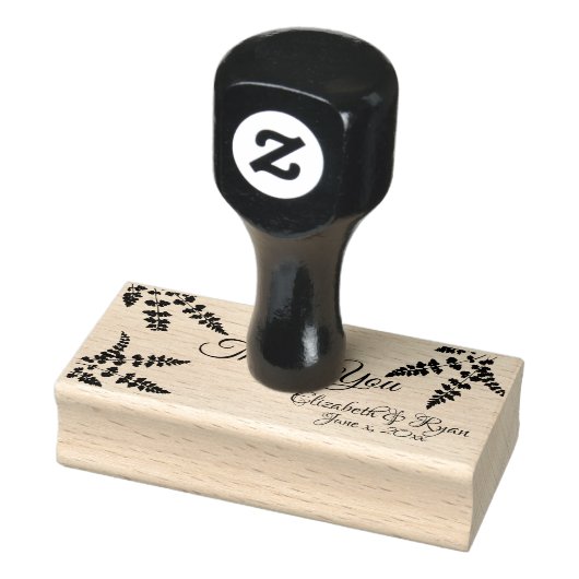 サンキューファーンス ボタニカル パーソナライズ ラバースタンプ (スタンプ)