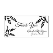 サンキューファーンス ボタニカル パーソナライズ ラバースタンプ (インプリント)