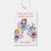 サンキューフェアリー多カラフル誕生日 ギフトタグ (正面)