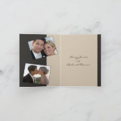 サンキューフォールドカード招待状 サンキューカード (内部)