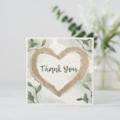 サンキューフラット ノートカード スクエア (スタンド正面)