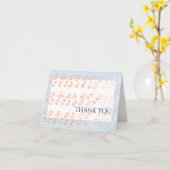 サンキューフラワーガーデン淡い色のオレンジ色 カード (黄色い花)