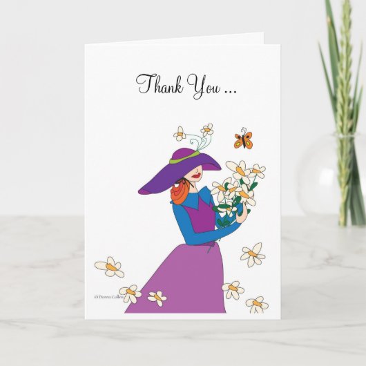 サンキューフラワーガール サンキューカード (正面)