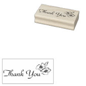 サンキューフラワースタンプ ラバースタンプ (押印)