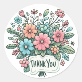 サンキューフラワーズ ラウンドシール