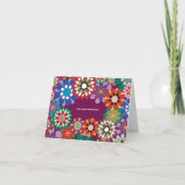 サンキューフローラ サンキューカード (裏面)