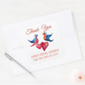 サンキューブライダルシャワースクエア スクエアシール (封筒)