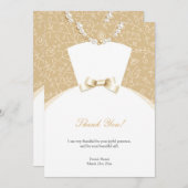 サンキューブライダルシャワーフラットカード サンキューカード (正面/裏面)