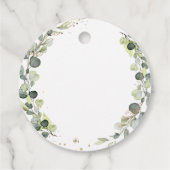 サンキューブライダルシャワーユーカリプトゥスグリーンリー フェイバータグ (裏面)