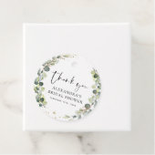 サンキューブライダルシャワーユーカリプトゥスグリーンリー フェイバータグ (インサイチュ)