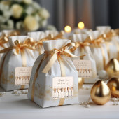 サンキューブライダルシャワー結婚式の引き出物シール スクエアシール