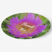 サンキューブライトパープルビーチ花鑑賞 ペーパープレート (アングル)