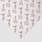 サンキューブラシスクリプトタイポグラフィティッシュペーパー 薄葉紙 (詳細)