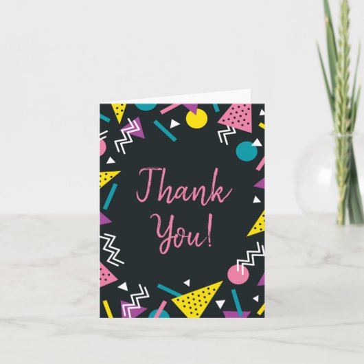 サンキューブラックとレトロ サンキューカード (正面)