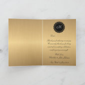 サンキューブラックサークルレースゴールデンモノグラム サンキューカード (内部)