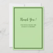 サンキューブラックラブラドール子犬 – 秋のかわいい犬 サンキューカード (裏面)