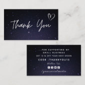 サンキューブルガンディナイトスカイコズミック銀河系トレンディー 名刺 (正面/裏面)