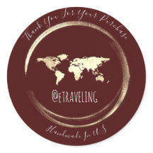 サンキューブルゴーニュ金ゴールド世界地図旅行グローブ