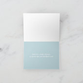 サンキューブルーエレガントペイズリーエレファントカード サンキューカード (内部)