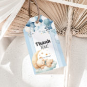 サンキューブルーボーイベビーシャワー ギフトタグ