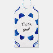 サンキューブルー地中海のフローラタイル ギフトタグ (裏面)