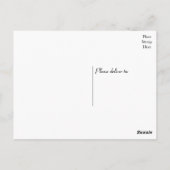 サンキューブルー、ターコイズ、紫の水色 ポストカード (裏面)