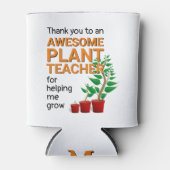 サンキュープラント先生モノグラム 缶クーラー (正面)