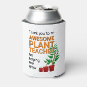 サンキュープラント先生モノグラム 缶クーラー (缶裏面)