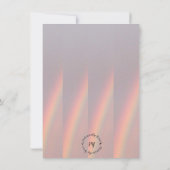 サンキュープリズムフラットグリーティングカード (裏面)