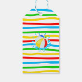 サンキュープールサマーバースデーパーティー ギフトタグ (裏面)