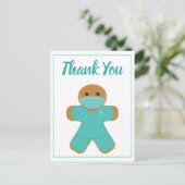 サンキューヘルスケアナースドクタージンジャーブレッドマン ポストカード (スタンド正面)