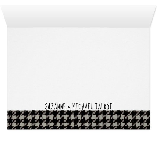 サンキューベアーズ男の赤ちゃんシャワーランバージャックプレイド (内部横(下))