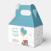 サンキューベイグッズ可愛いブルーベアーカブ男の赤ちゃん フェイバーボックス (裏面サイド)