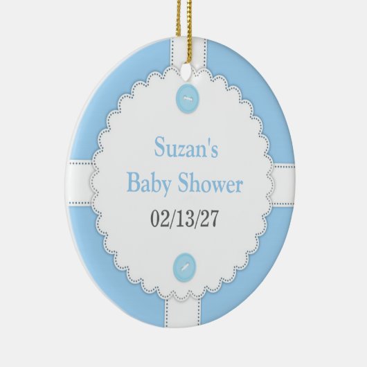 サンキューベイビーシャワーお願いオーナメント セラミックオーナメント (右)