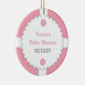 サンキューベイビーシャワーお願いオーナメント セラミックオーナメント (右)