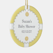 サンキューベイビーシャワーお願いオーナメント セラミックオーナメント (右)