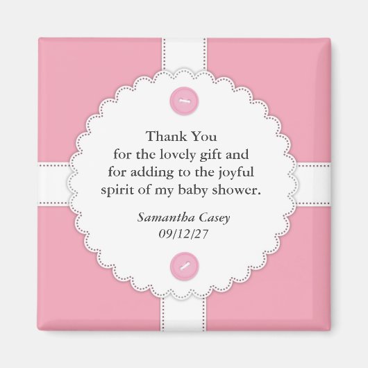 サンキューベイビーシャワーダンテルマグネット マグネット (正面)