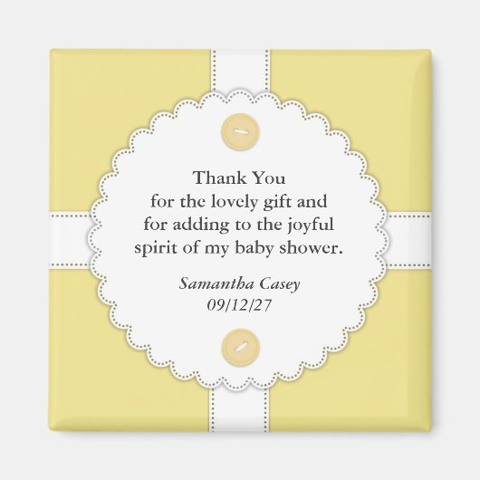 サンキューベイビーシャワーダンテルマグネット マグネット (正面)