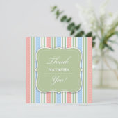 サンキューベイビーシャワーフラットカード サンキューカード (スタンド正面)