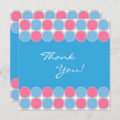 サンキューベイビーシャワーフラットカード サンキューカード (正面/裏面)