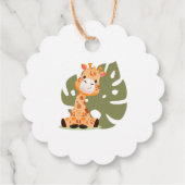 サンキューベビーキリン、ベビーシャワー招待状 フェイバータグ (裏面)