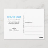 サンキューベビー振りかけるハート ポストカード (裏面)